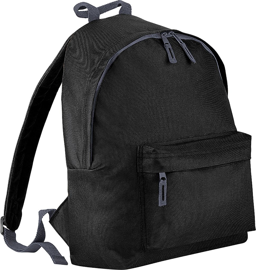 Bagbase Fashion Rucksack, 18 Liter (2 Stück/Packung) BC4176 (Einheitsgröße) (Schwarz)