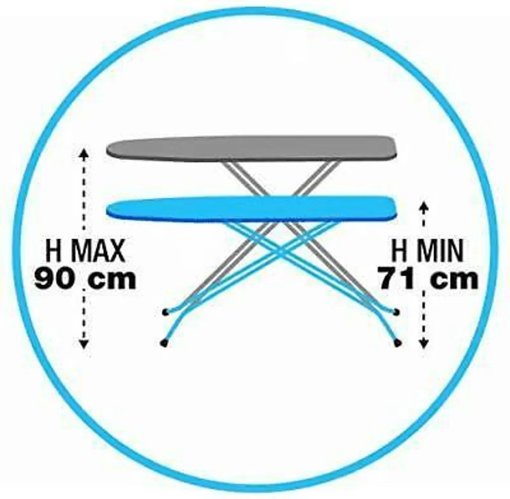Table à Repasser Vapeur Gimi Junior Housse Multicolore 110x33 cm