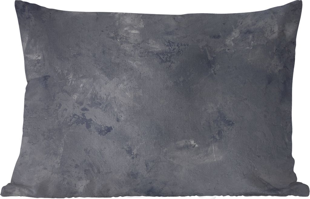 MuchoWow Outdoor Kissen - Schiefer - Beton - Retro - Strukturen - Grau - Rustikal - 50x30 cm - Wetterfest - Lounge Kissen - Sofa kissen - Wohnzim...