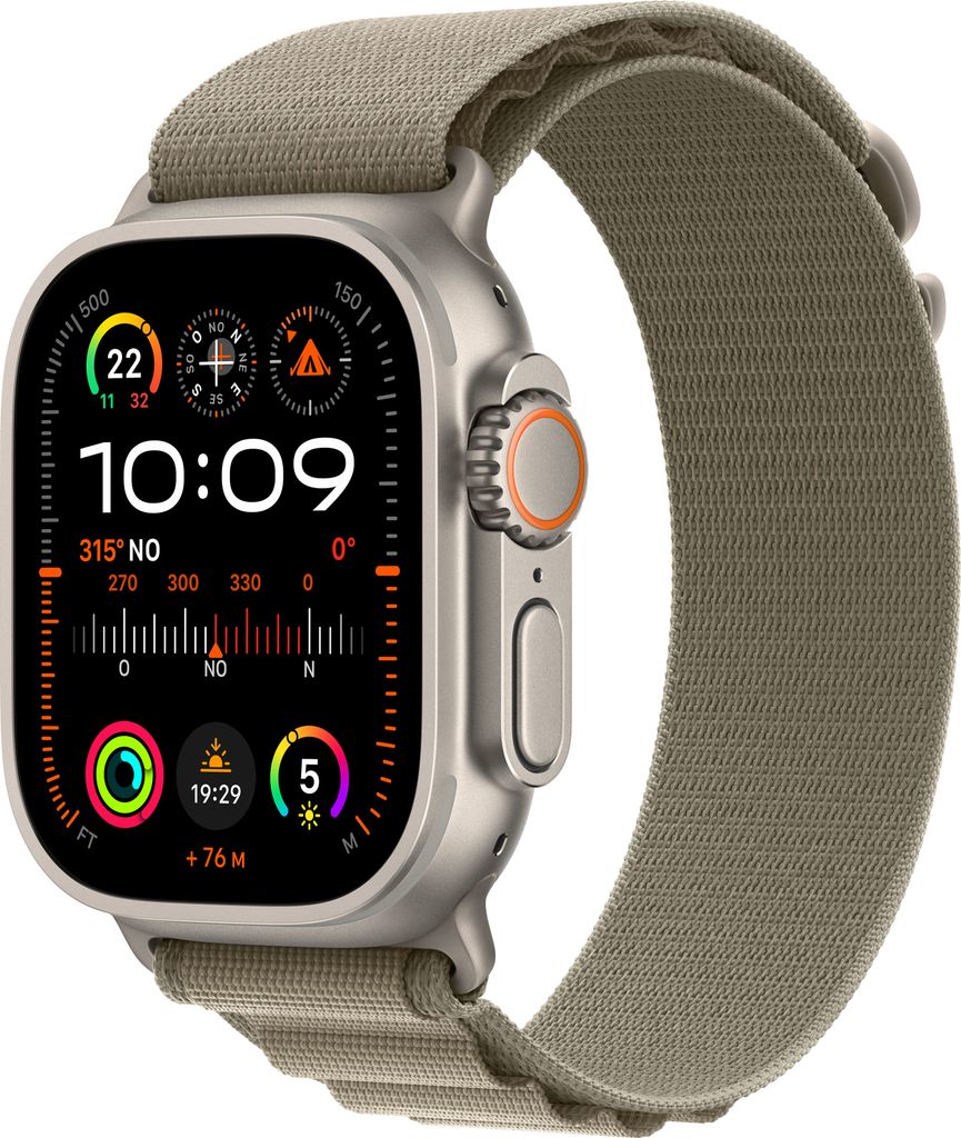 Apple Watch Ultra 2 OLED 49 mm Digital 410 x 502 Pixel Produktbild 