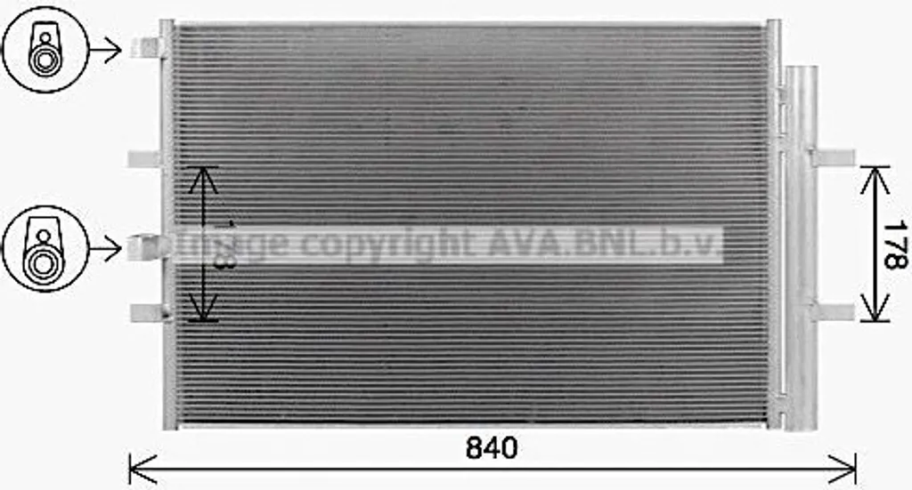 Radiateur de climatisation Ford Transit V363 pour un confort total