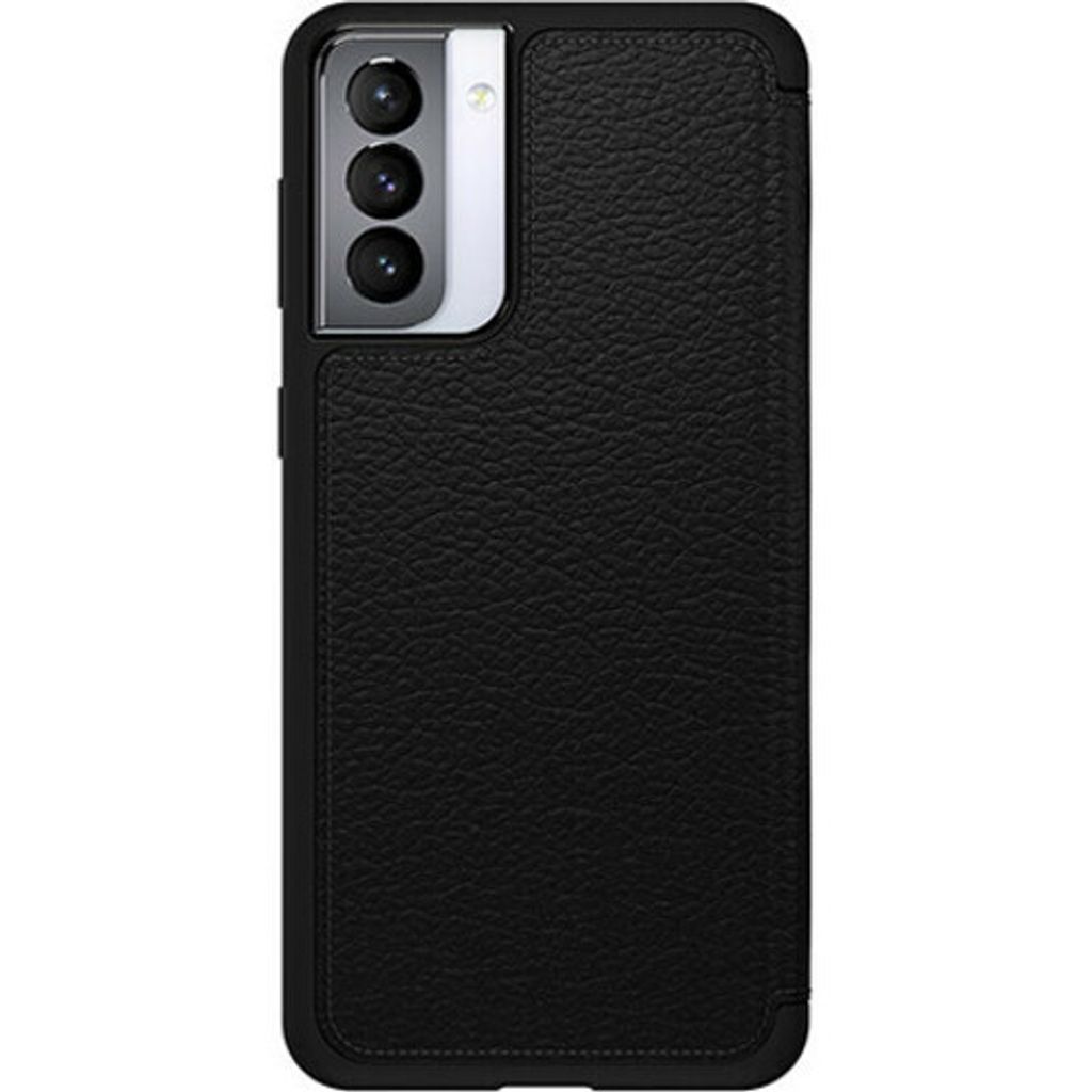 OtterBox Strada Tasche (Folie) Samsung Galaxy S21+ 5G Smartphone - Schatten - Leder, Metall, Polycarbonat Body - Sturzsicher - 166,9 mm Höhe x 81,...