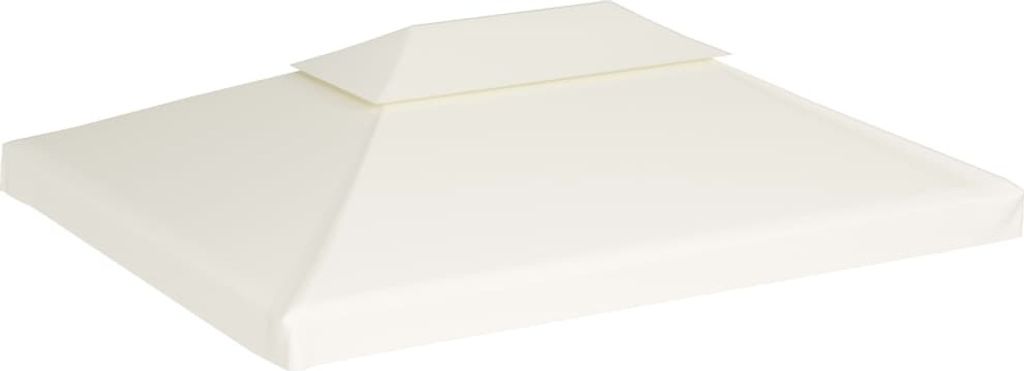 vidaXL Wymienny dach pawilonu 310 g/m² kremowo-biały 3x4 m Zdjęcie produktu 