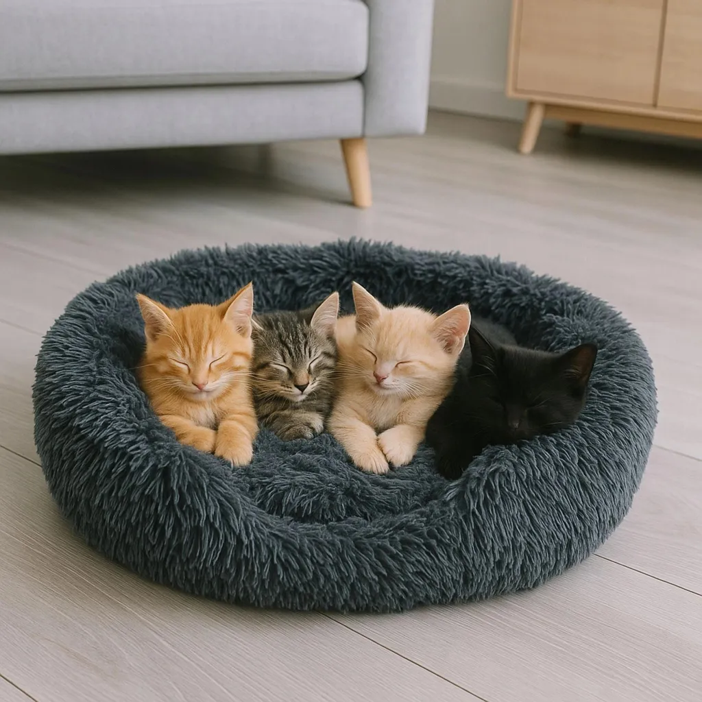 Panier pour chien et chat Pupilplanet Lit confortable antidérapant - 5