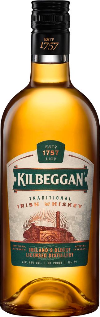 Kilbeggan Irish Whiskey 40 % 700ml Obrázek produktu 