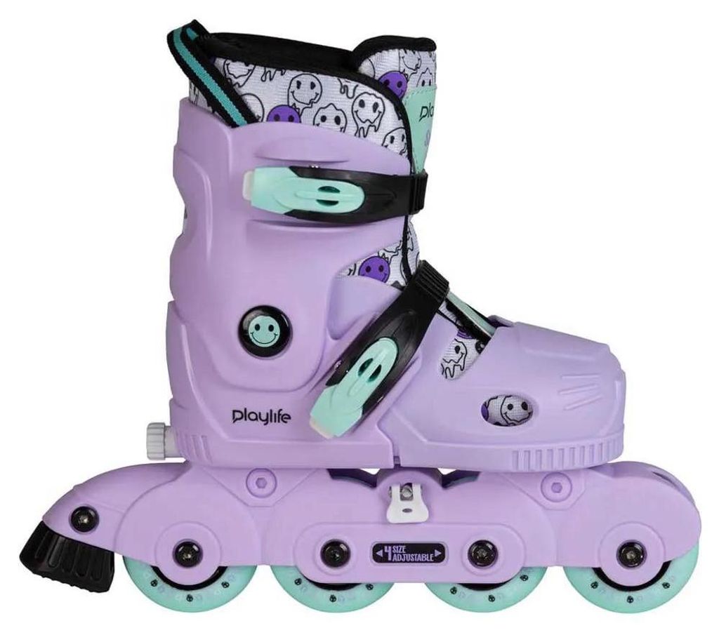 Playlife Smile verstelbare inline skates, paars, maat EU Productafbeelding 