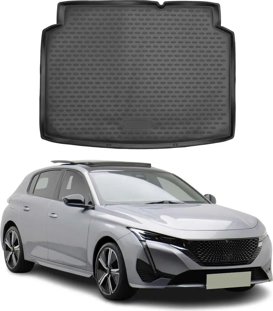 Vasca Baule Peugeot 308 Hatchback 2022-2025 | Gomma TPE Heavy Duty