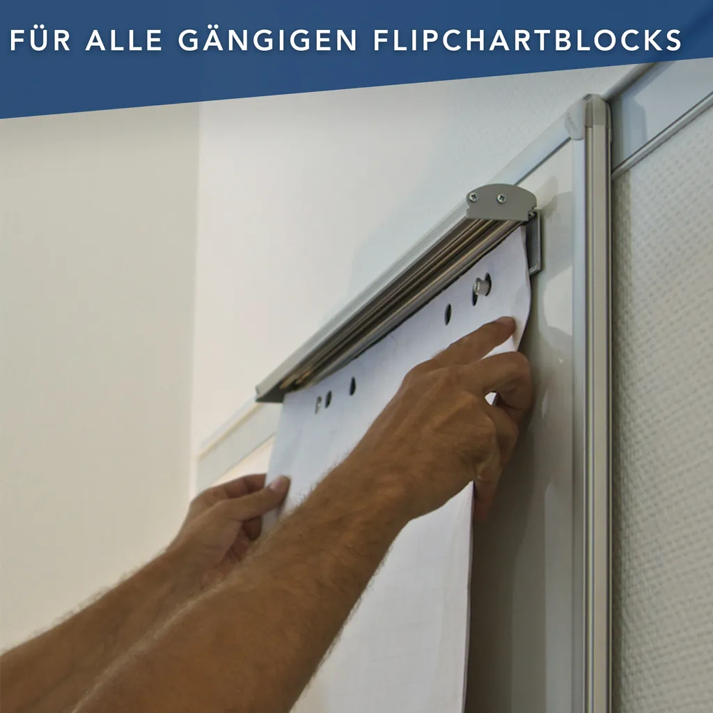 Support de Bloc Flipchart Franken FDKMAG Magnétique pour Tableau, 70 cm