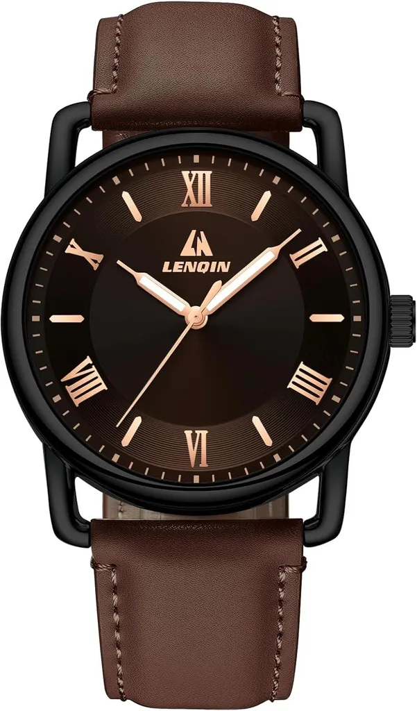 Orologi da uomo Orologi da uomo analogici al quarzo per uomo 30M impermeabile Orologio da polso Uomo Moda Business Orologi in pelle