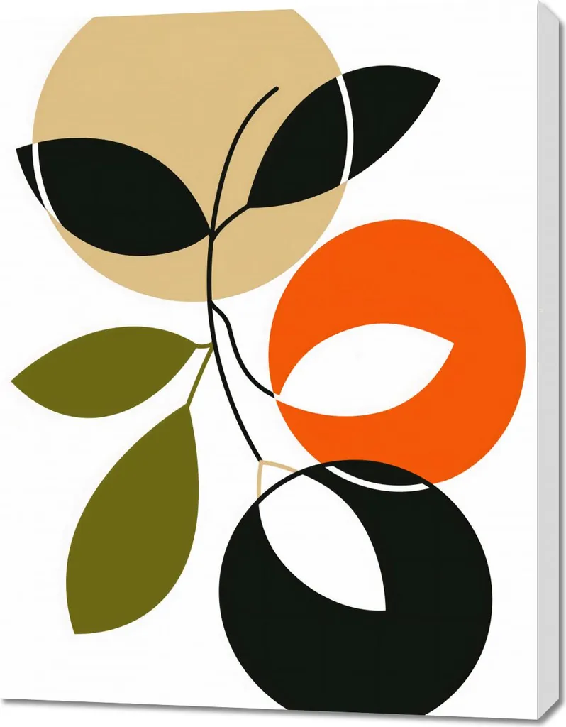 Grand tableau organique 70x90 cm aux tons naturels et formes douces
