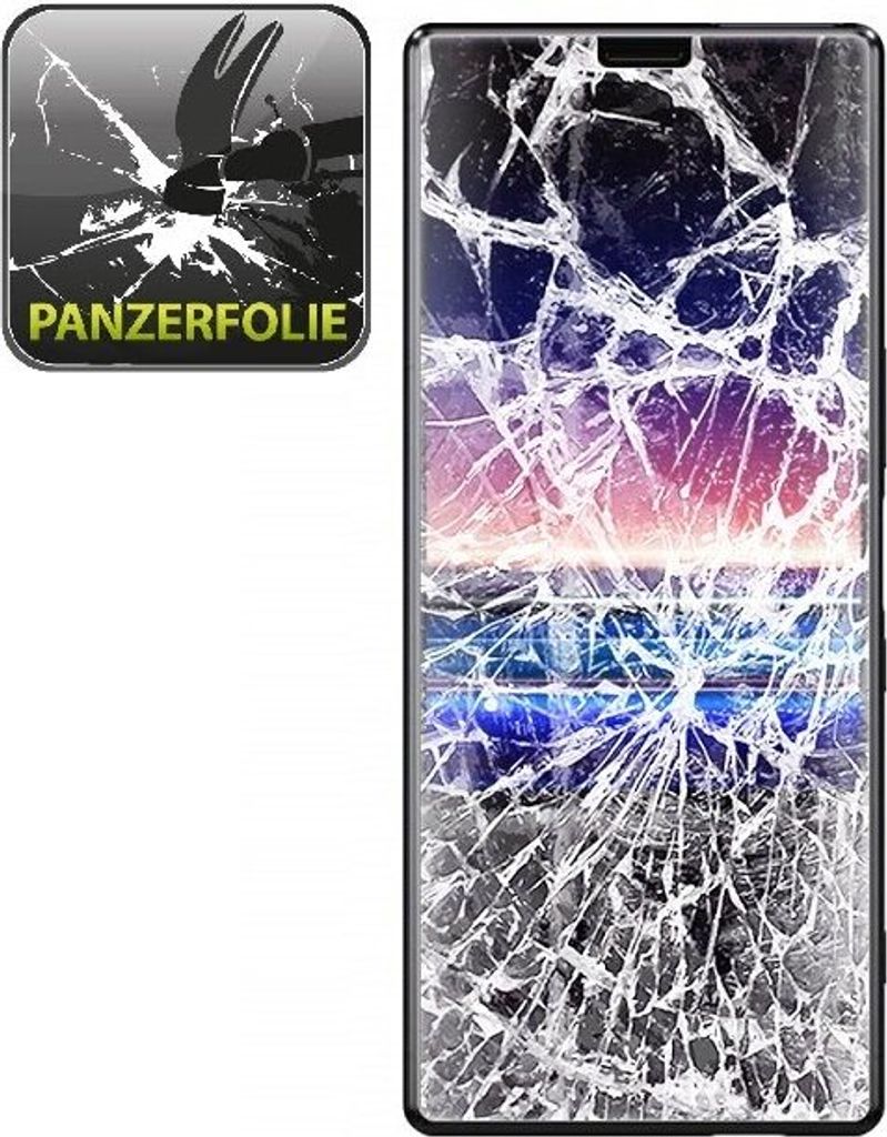 3x Panzerfolie für Sony Xperia 1 ANTI-SCHOCK Displayfolie Displayschutz HD KLAR