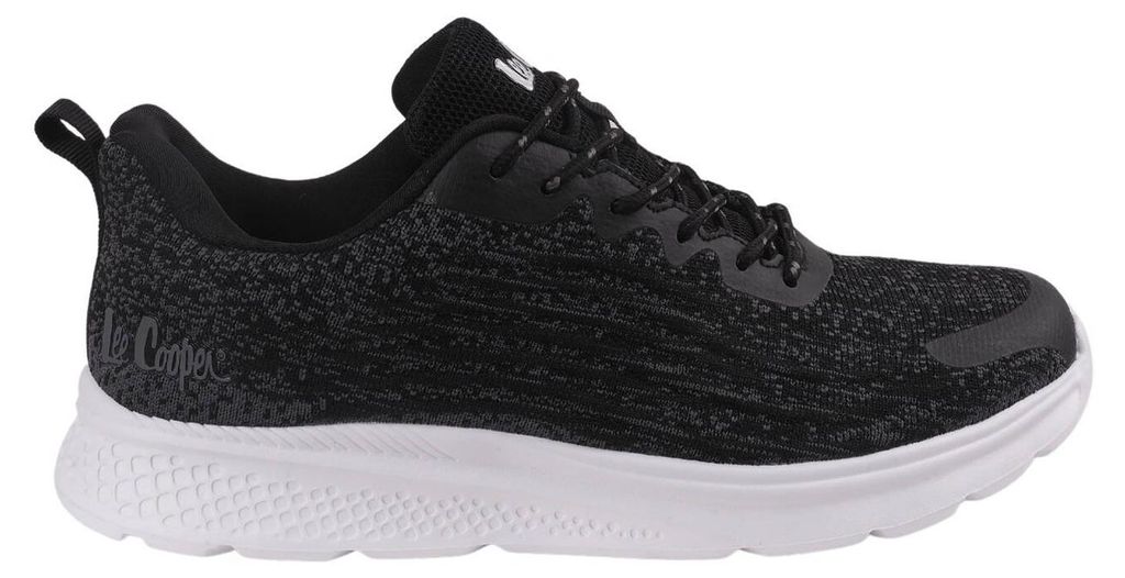 Lee Cooper - Herren Sneaker "LCW22321227M" MR2433 (45,5 EU) (Schwarz/Grau)