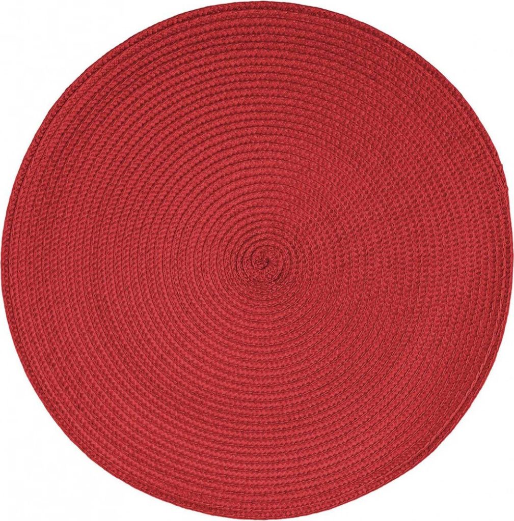 Runder Tischuntersetzer Für Teller Küchenmatte 38 Cm Rot Chef