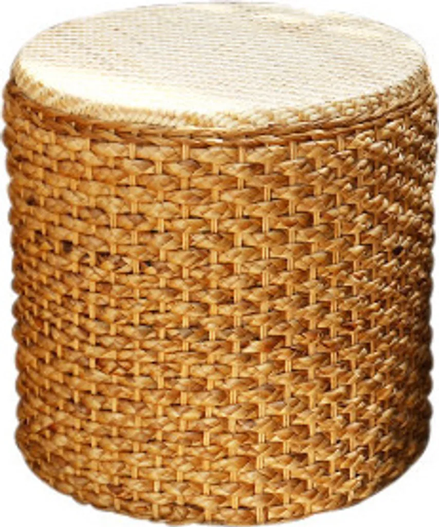 Siège d'Appoint en Rotin Narcissus D30xH40cm Idéal Salon et Chambre