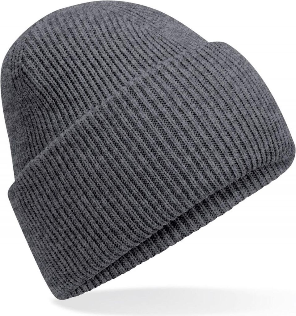 Beechfield B385R | Classic Engineered Deep Cuffed Beanie - Farbe: Granite - Größe: One Size