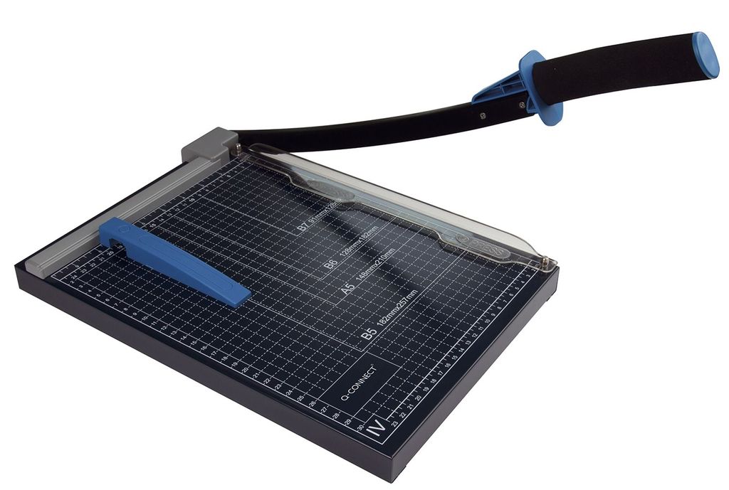 Q-CONNECT Guillotine Trimmer Papierschneider 32 cm 10 Blatt