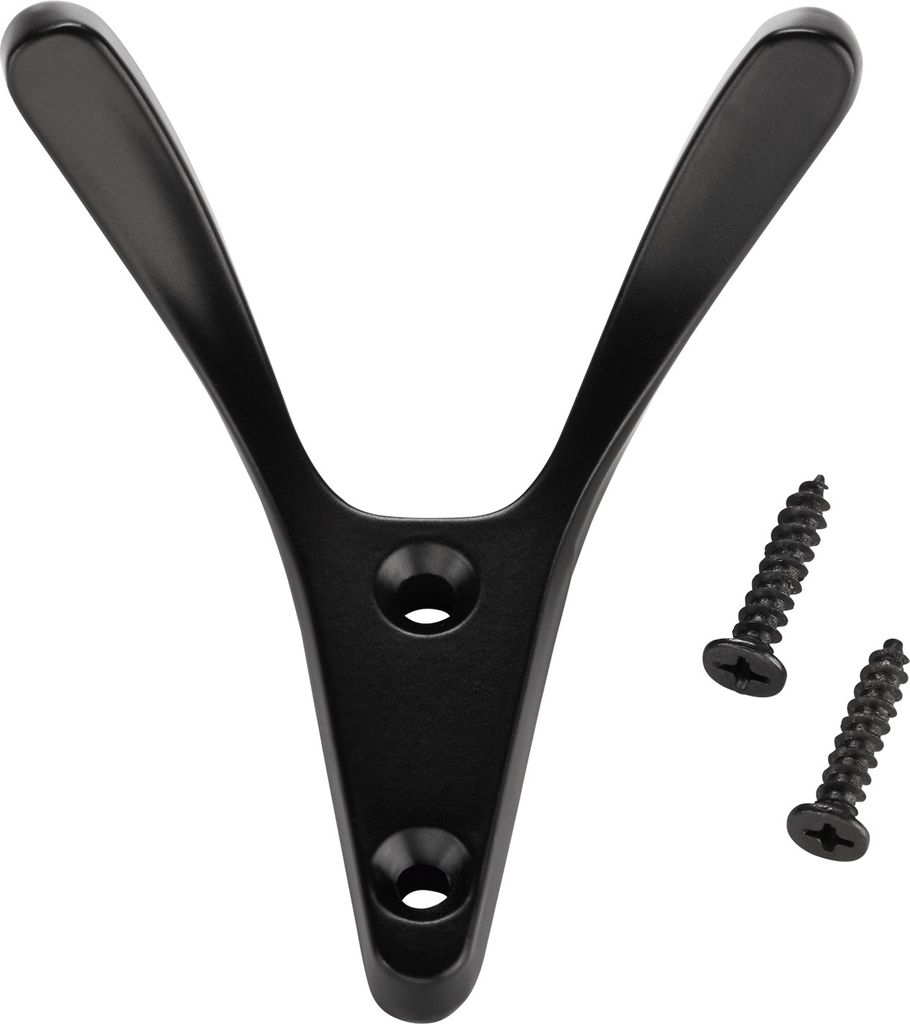 SOTECH Kleiderhaken VOLTA Schwarz matt 77 x 68 x 30 mm