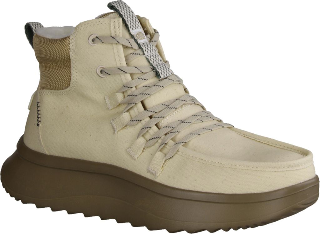 Hey Dude Wendy Peak 41990-105 Damen Boots, Textil, Chestnut/Black, Warmfutter - Damenschuhe Modische Stiefelette / Boots, Beige