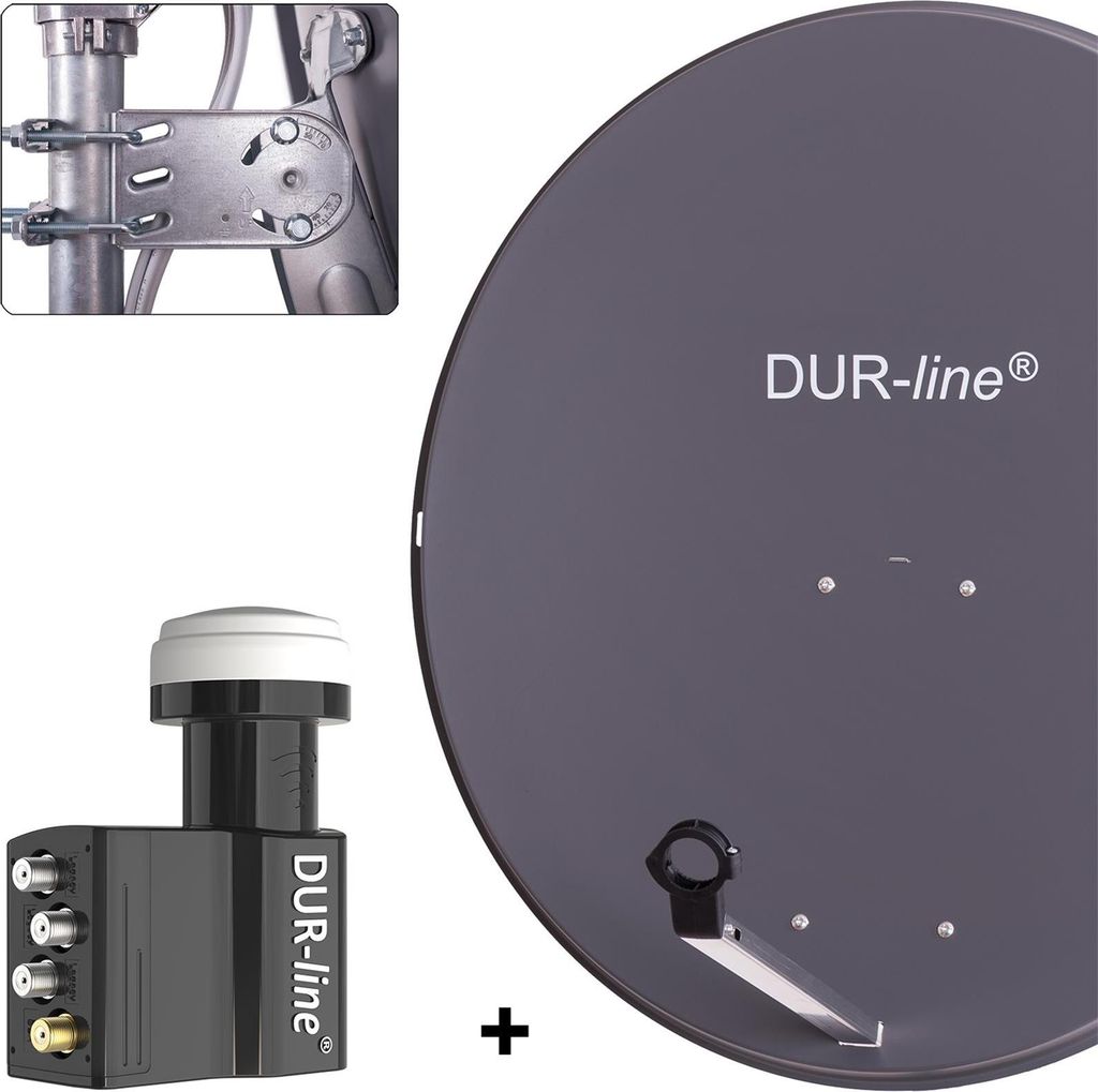 DUR-line MDA 90 A + UK 104 LNB Einkabel Set