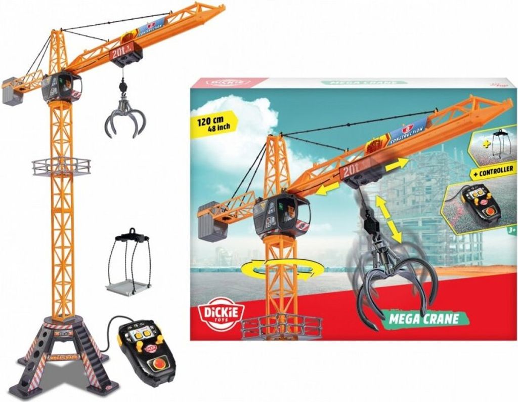 Mega žeriav 120 cm, ovládaný káblom Obrázok produktu 