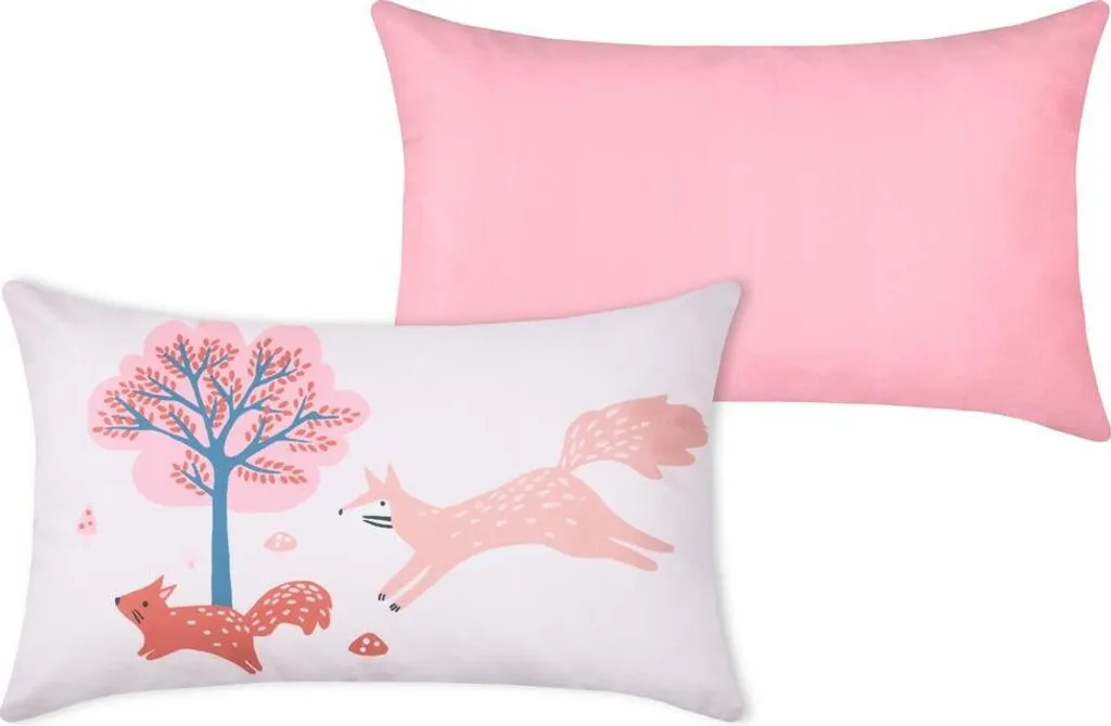 Coussin CYRIELLE rose 30x50 cm : fini le lit vide et manque de confort