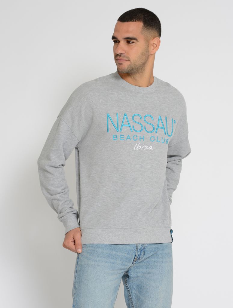 Nassau Beach Sweatshirt NB231041 Herren grey melange XL