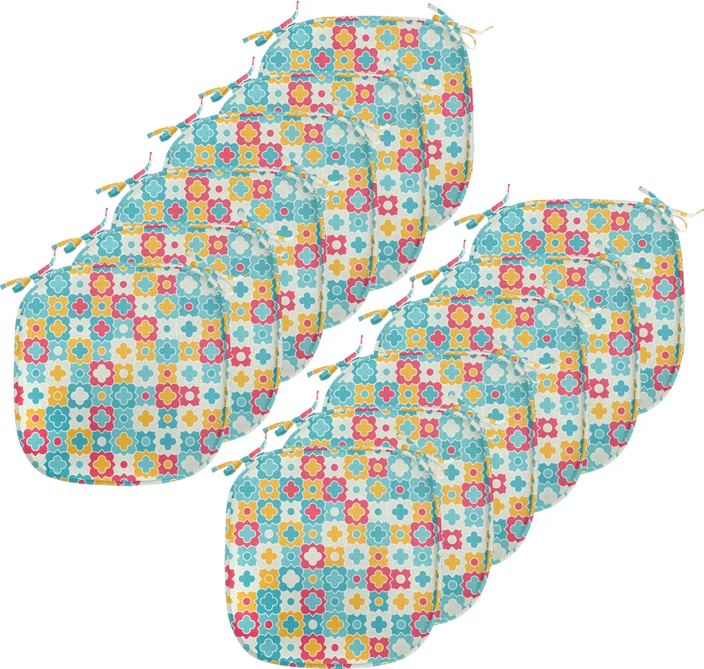 Coussin décoratif imperméable avec sangles 40cm lot de 12 Clover Vivid