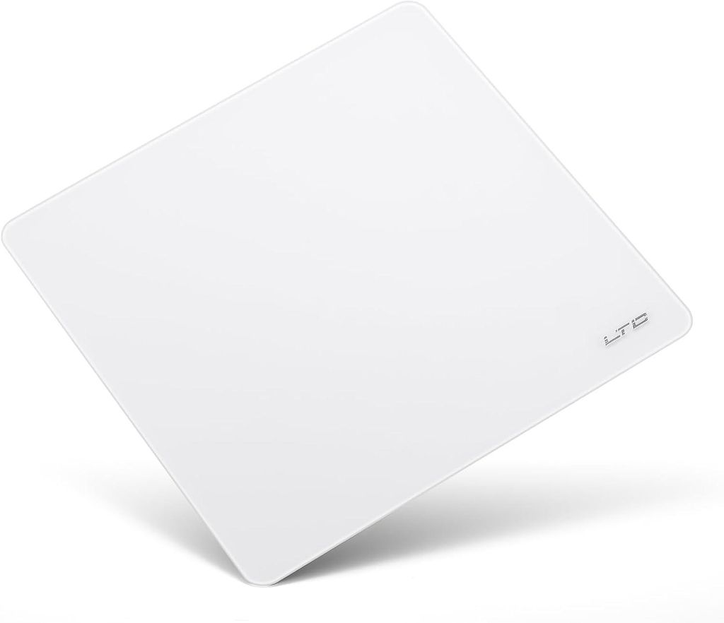Glazen gaming muismat 30 x 33 cm, geëtst oppervlak, Productafbeelding 