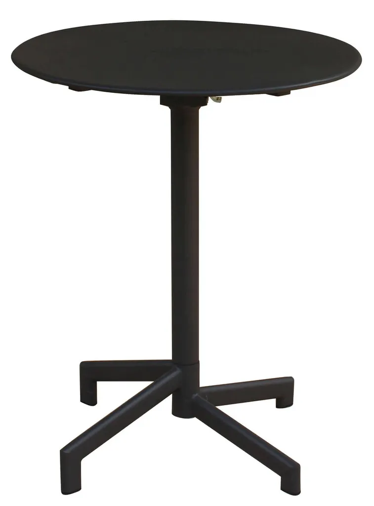 Table ronde pliable gain de place pour balcon et terrasse de bar 60cm