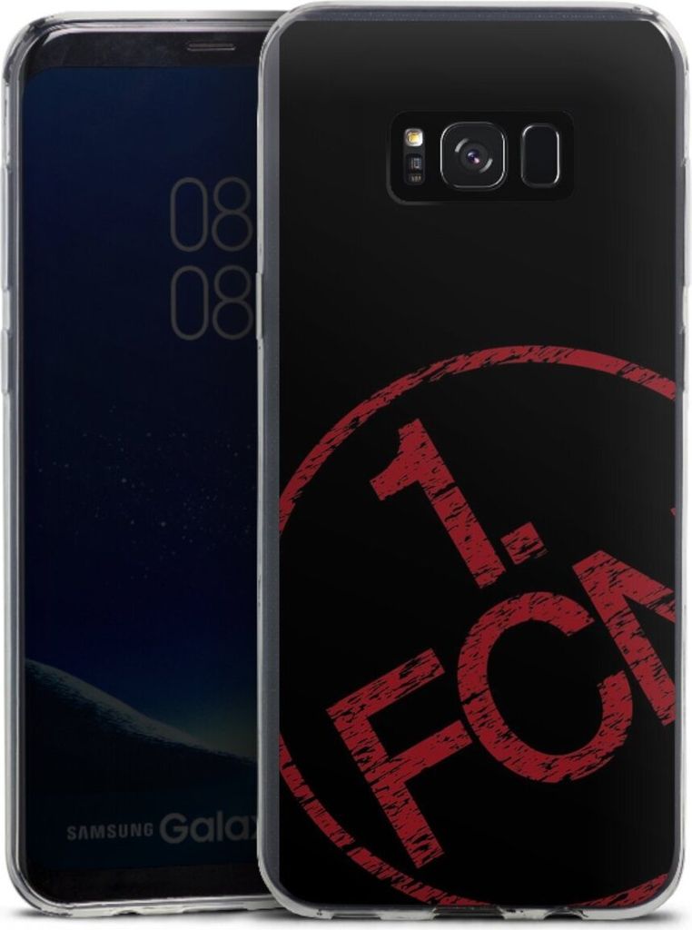 DeinDesign Slim Hülle für Samsung Galaxy S8 Plus Silikon Case Ultra Dünn Handyhülle 1. FCN Fanartikel Textur