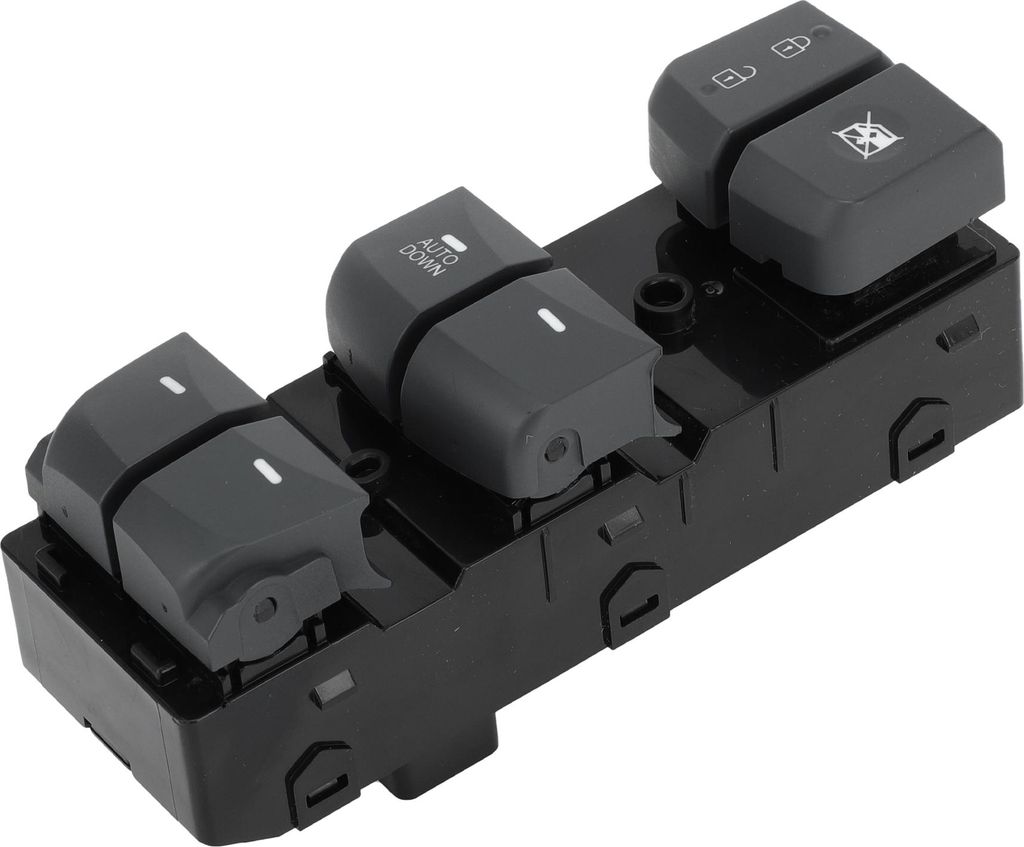 Elektrischer Fensterschalter Vorne Links Fahrerseite Fenstersteuerschalter für Hyundai Elantra 2012-2016 Schwarz Grau
