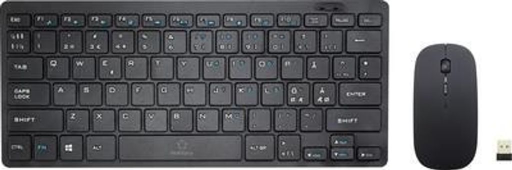 Renkforce RF-KMC-410 bezdrôtová klávesnica, myš, sada Obrázok produktu 