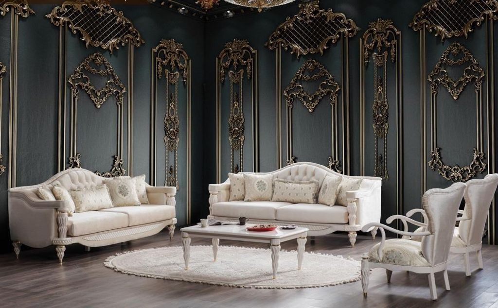 Design Italienische Möbel 3 Sitzer Sofa Couch Polster Lounge Club Couchen Sofas