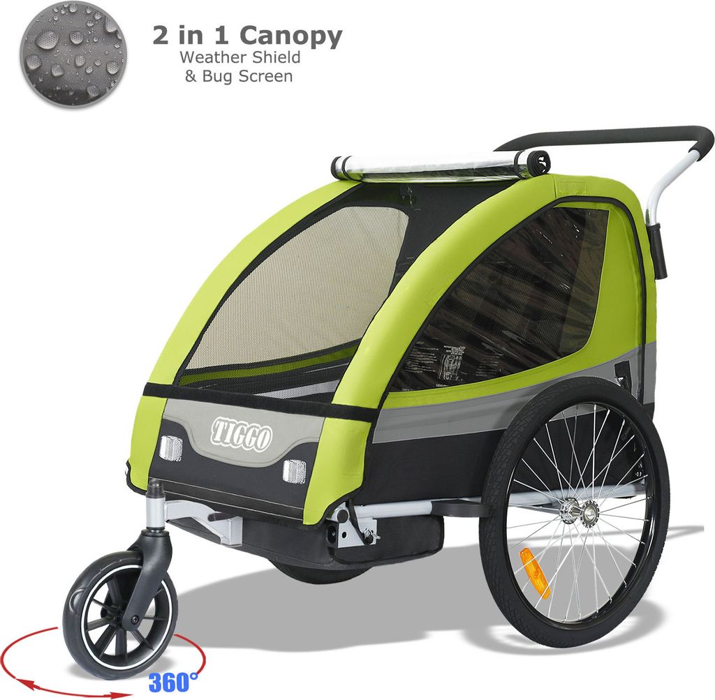 TIGGO 2in1 Kinderfahrradanhnger Joggerfunktion 50402