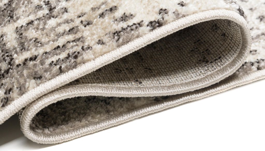 Läufer Teppich Flur Wohnzimmer Schlafzimmer Kurzflor Modern Design Beige Braun 70 x 360