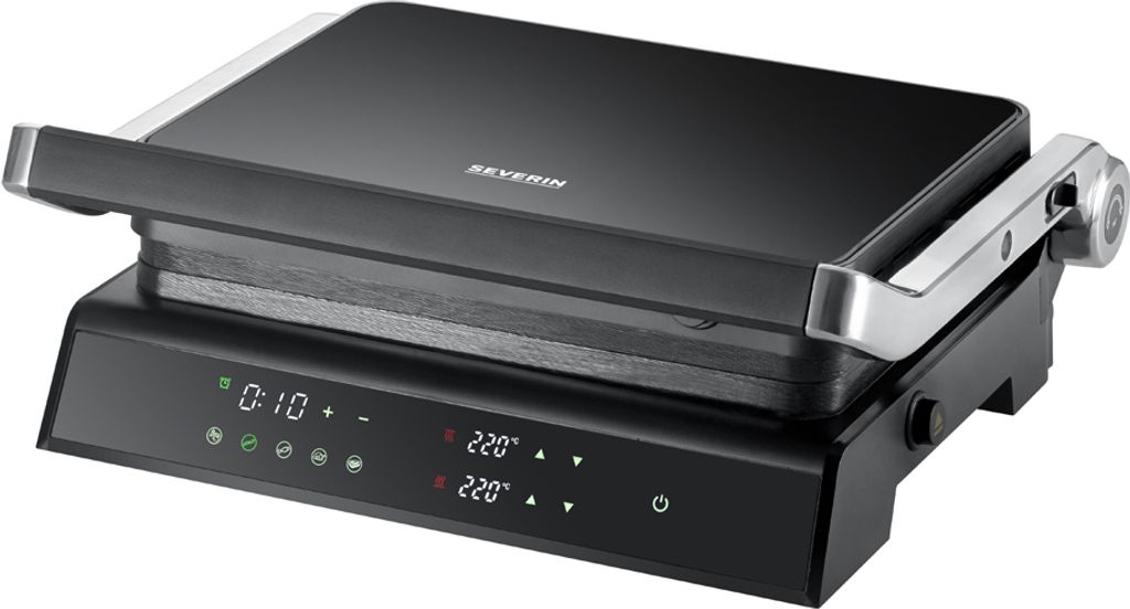 SEVERIN SEVINI Comfort: Digitaler Sandwich-Maker für gesundes Grillen
