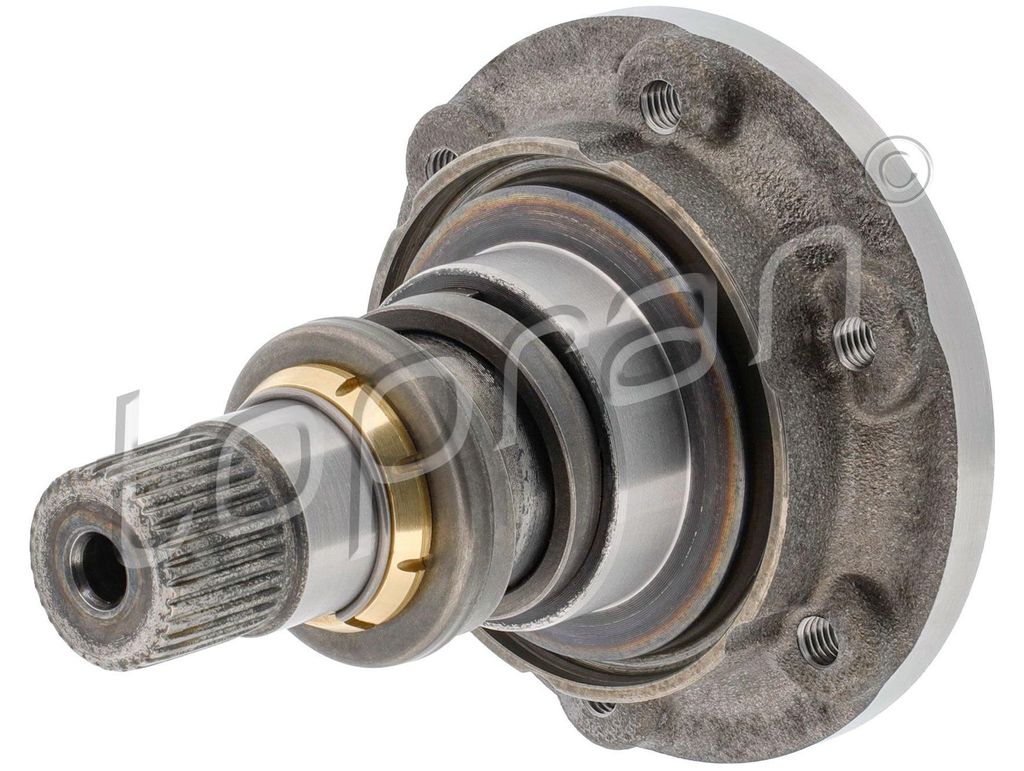TOPRAN Flansch Differential 121 589 getriebeseitig Rechts für VW Golf VII Schrägheck (5G1, BQ1, BE1, BE2) 105mm