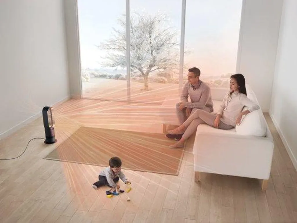 Dyson Hot+Cool AM09 Nickel Blanc - Chauffage d'Appoint et Fraîcheur Été - 33