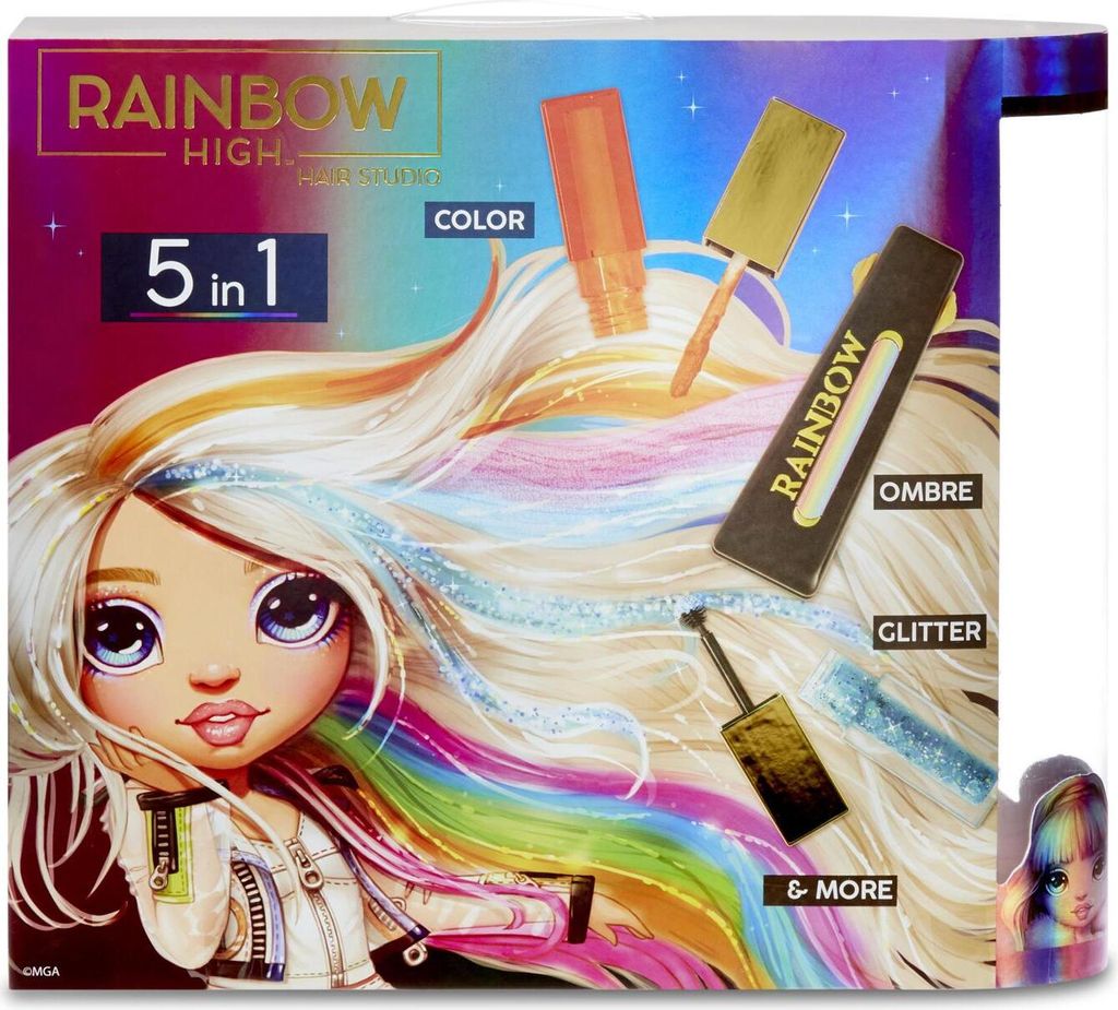 MGA Entertainment 569329E7C Rainbow High Hair Studio Produktbild 8