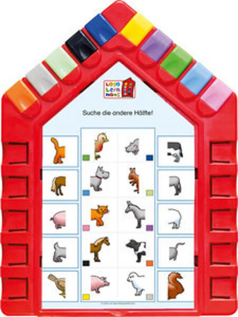 Apprendre sans S'ennuyer : Logo Lernhaus pour Enfants de 3-4 Ans