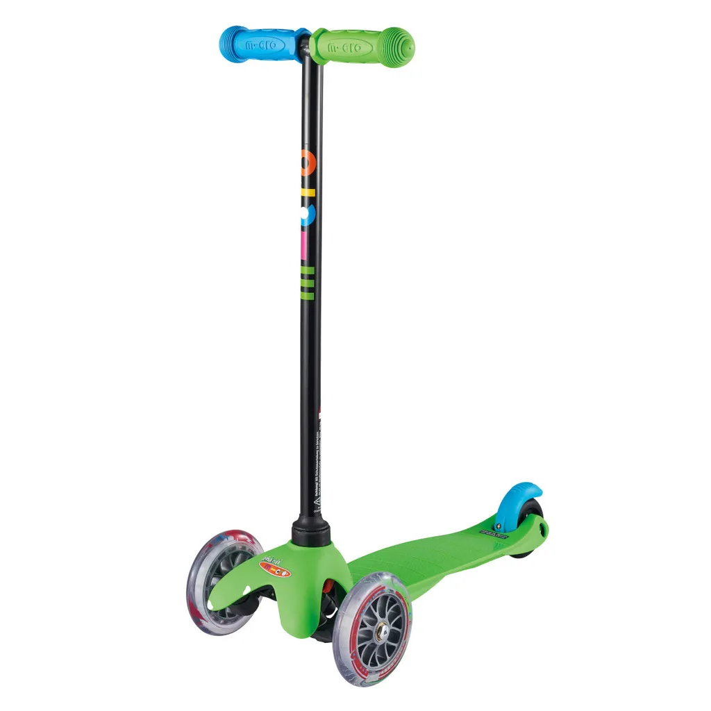 Mini Micro Classic Green LED, trottinette stable contre les chutes - 2