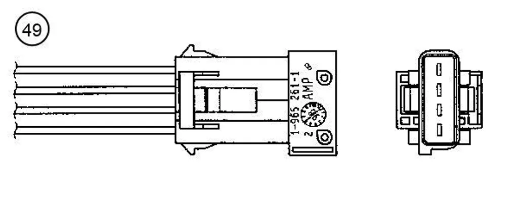 NGK 90356 Sonde Lambda OE 9186 934 pour Volvo S60 S80 V70 XC70