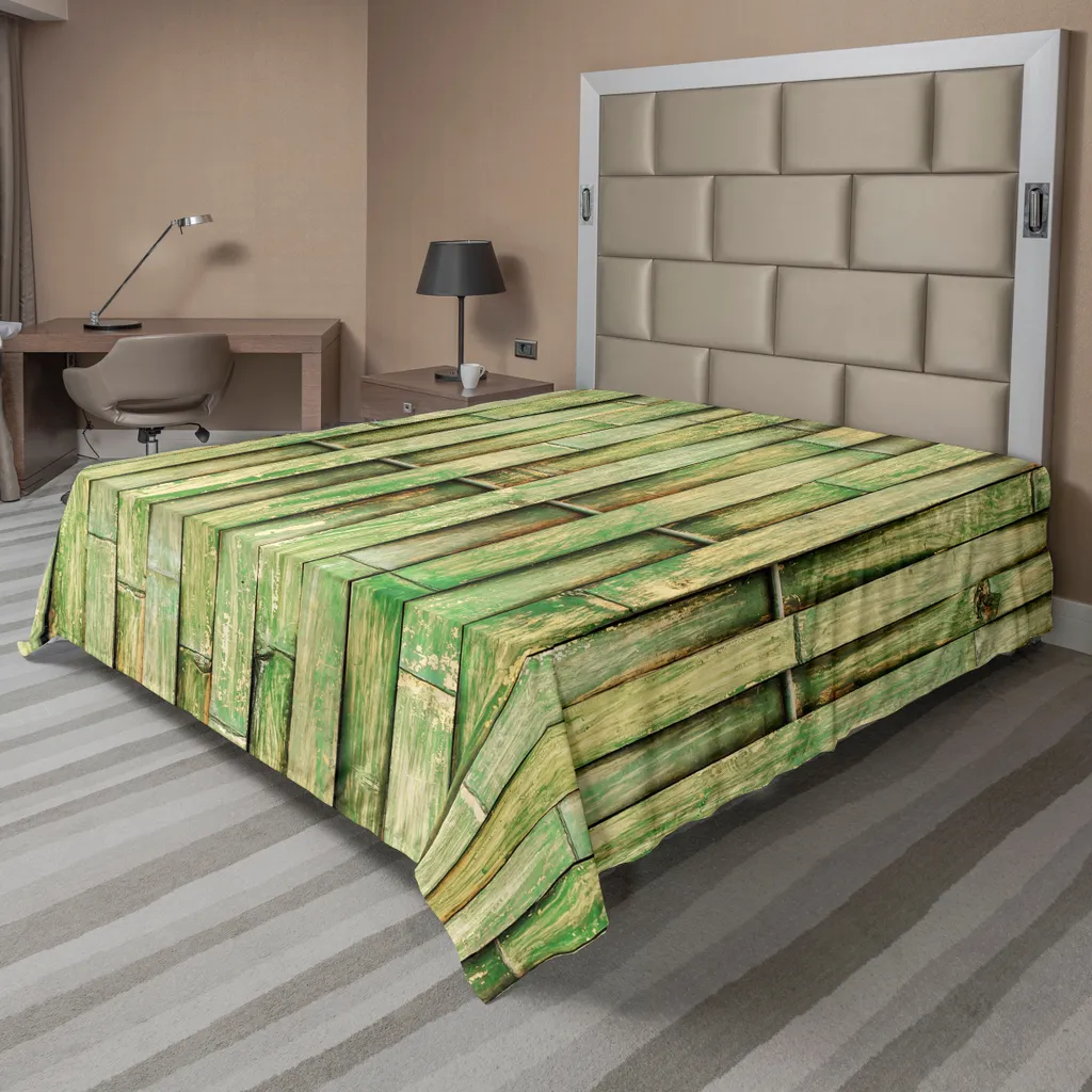 Drap en Bambou Doux et Confortable 260x228, Imprimé Feuillage Exotique