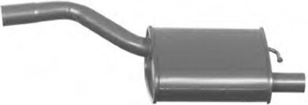 VEGAZ FS-452IMA Endschalldämpfer für FORD FOCUS (DAW, DBW) Auspuff