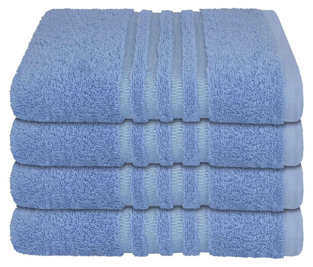 SCHIESSER Handtuchset Milano | Einfarbig | 4-teilig | 100% Produktbild 