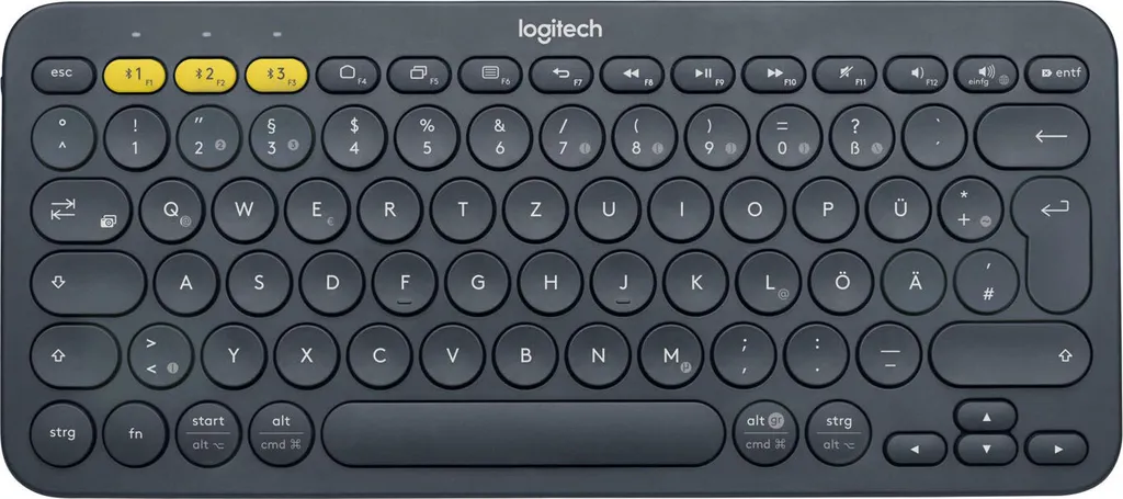 Clavier Noir Logitech K380 Bluetooth Easy-Switch - Compact AZERTY