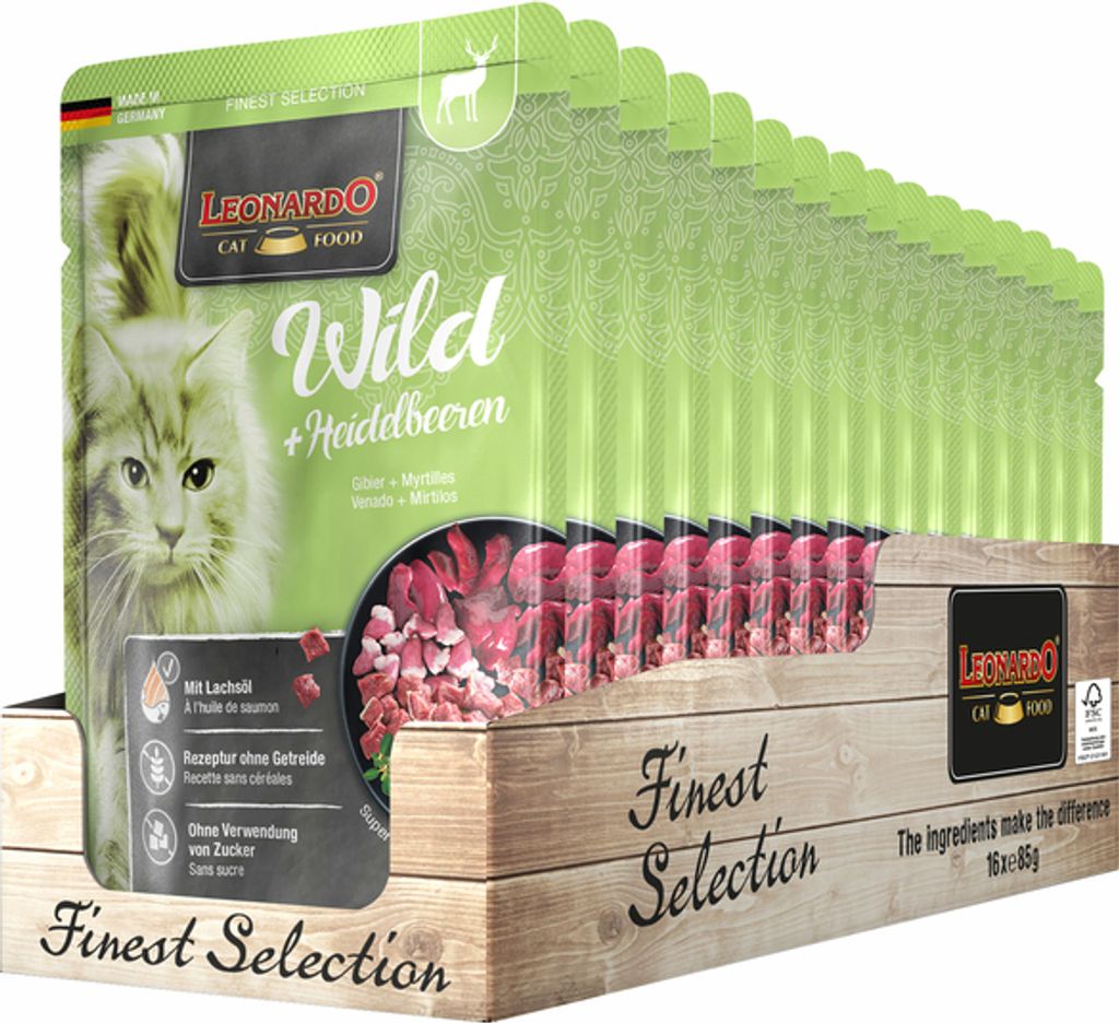 LEONARDO Wild + Heidelbeeren 16x 85g
