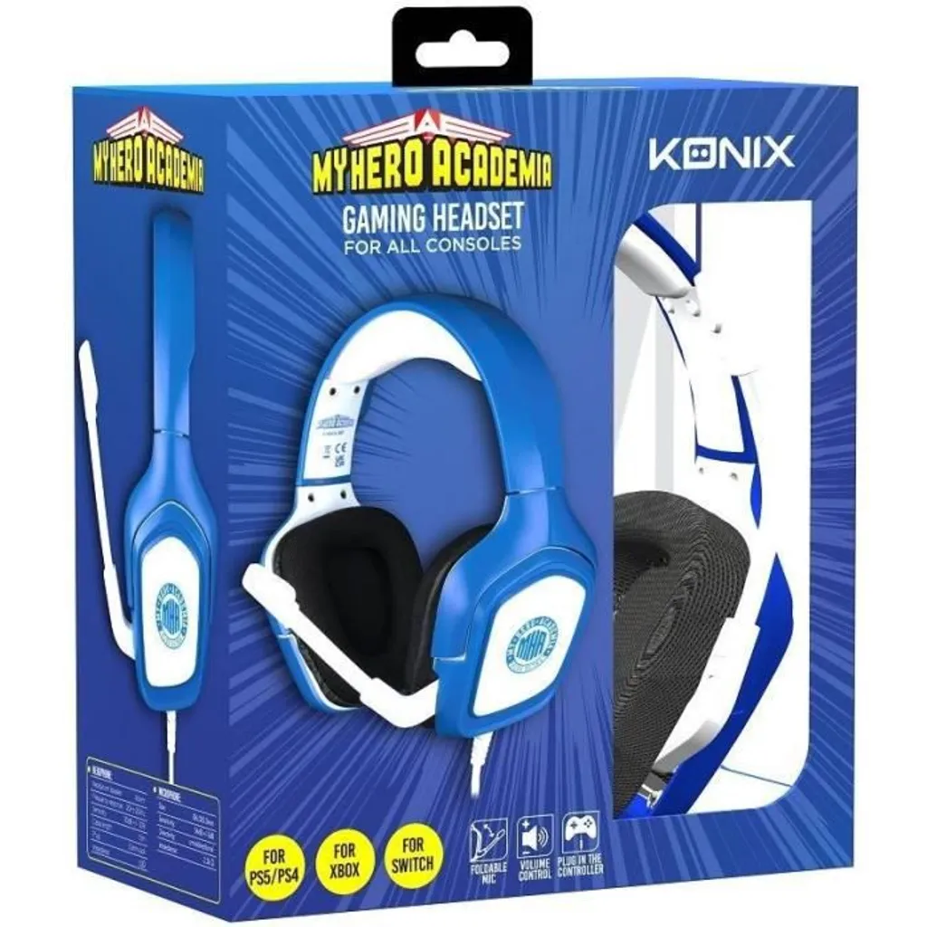 Casque Gaming Multiplateforme pour jouer sur PS4 Xbox et Switch Konix