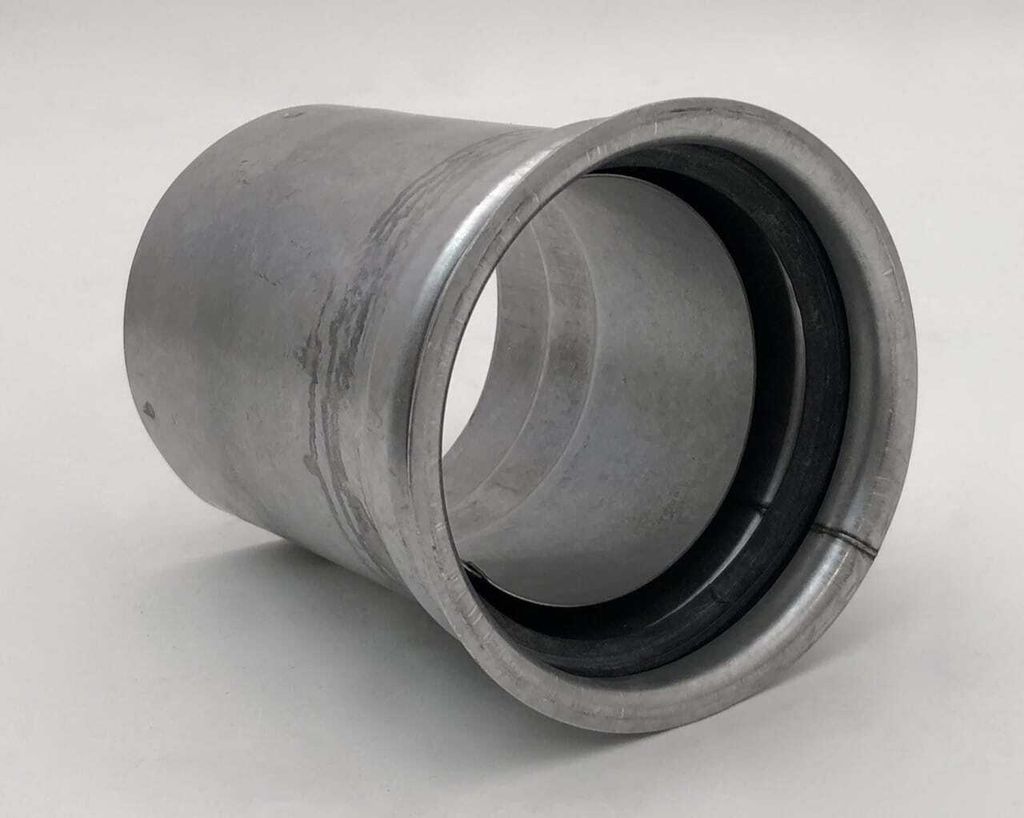 Wandfutter doppelt 12cm kurz FAL mit Viton-Dichtung verschiedene Durchmesser | 80 mm