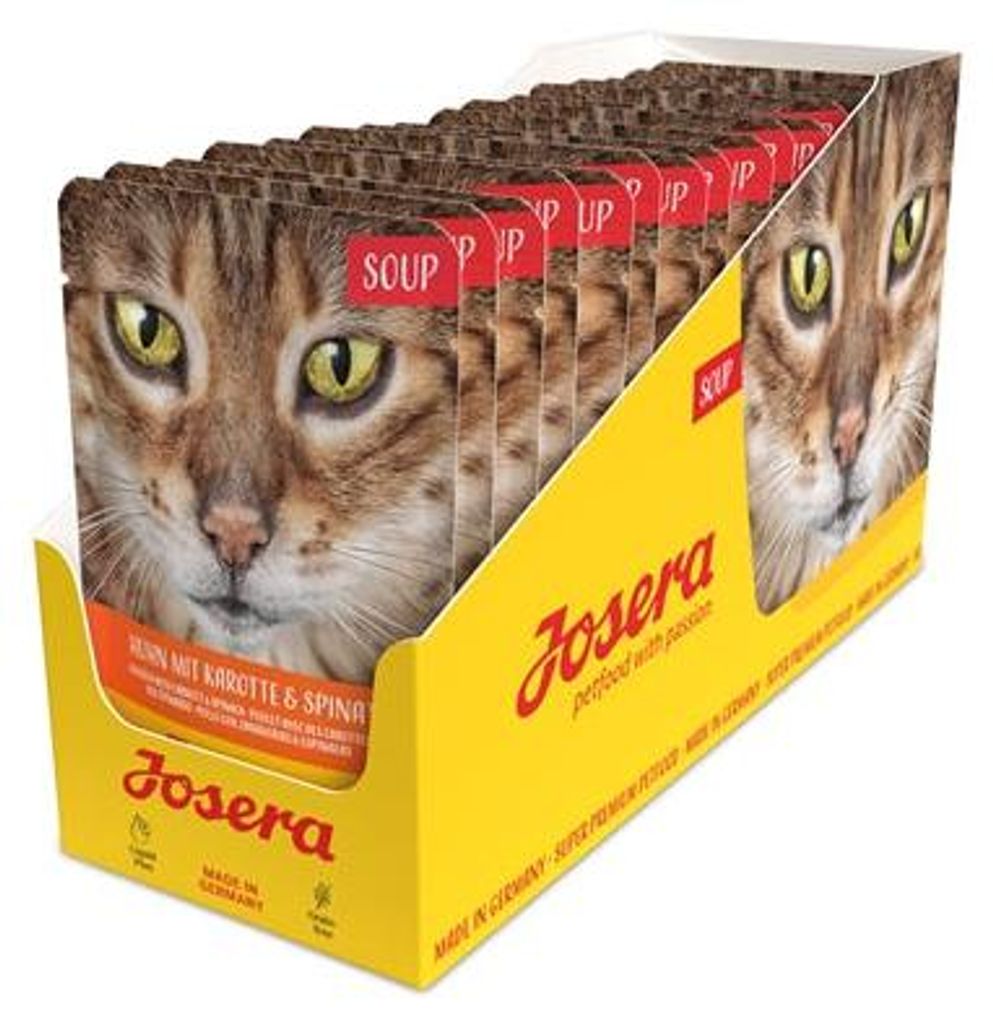 Josera Kippensoep Wortel & Spinazie - Natvoer voor Katten